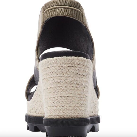 SOREL Joanie II Slingback Wedge Sandals Size 9 Leather Suede Platform - Picture 12 of 12